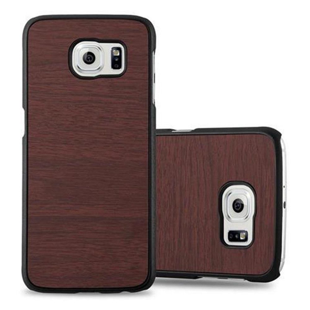 Cadorabo Handyhülle für Samsung Galaxy S6 Hülle Samsung Galaxy S6, Handy Schutzhülle - Hülle - Robustes Hard Cover Back Case Bumper