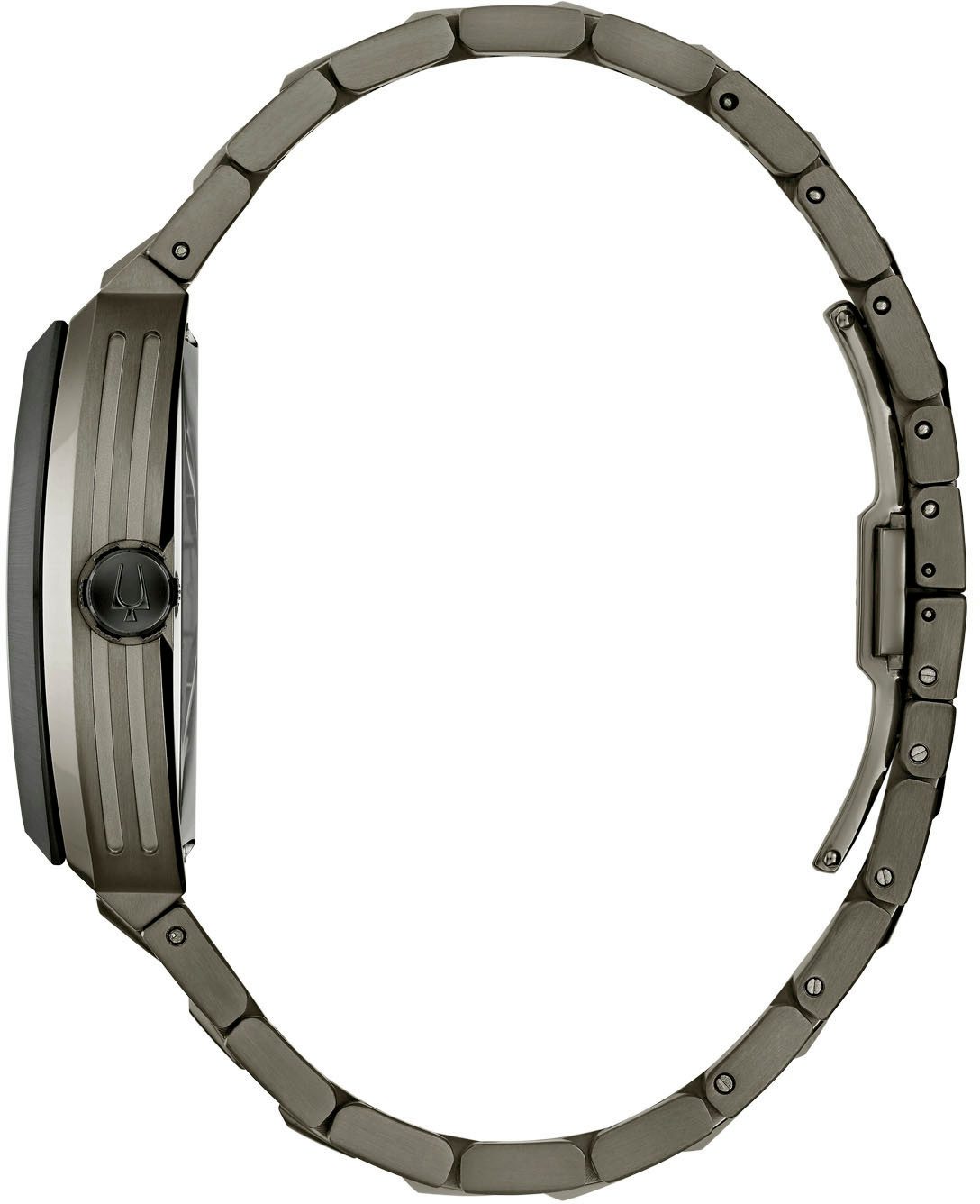 Bulova Automatikuhr 98A321, Armbanduhr, Herrenuhr, Mechanische Uhr, Edelstahlarmband, analog