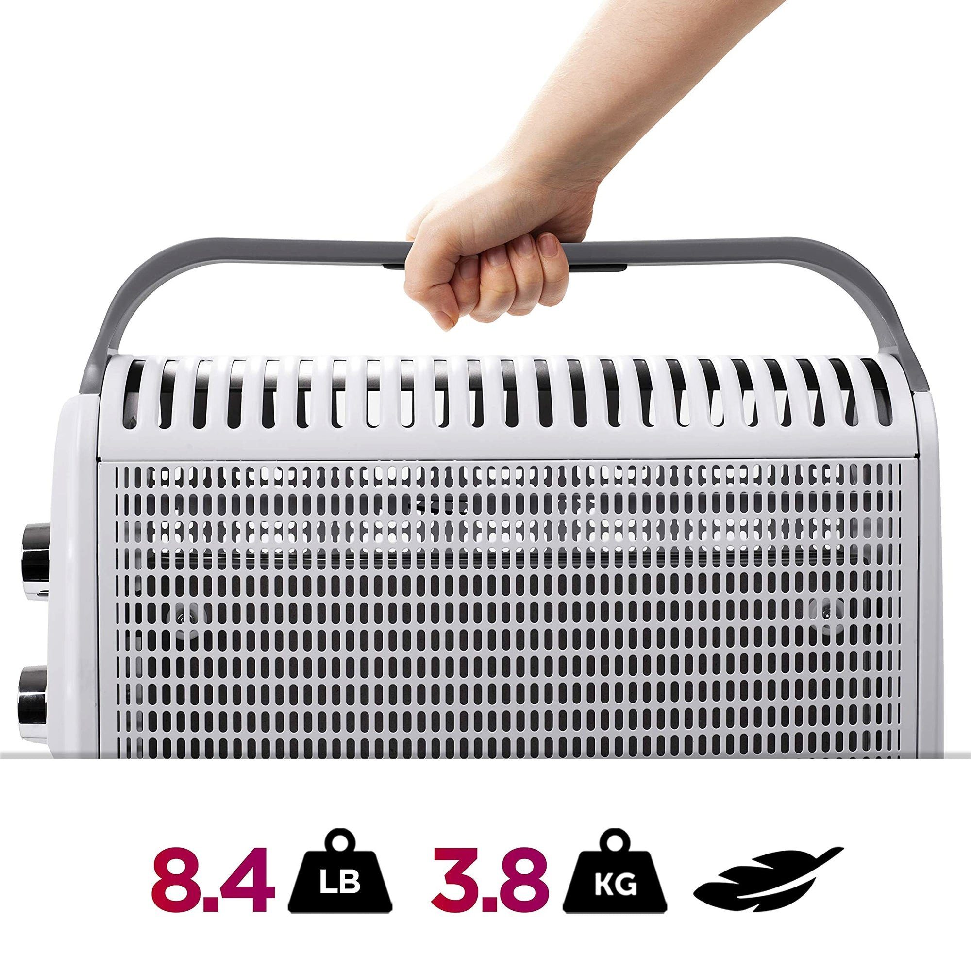 Duronic Heizkörper HV180, Duronic HV180 Elektroheizung, Konvektor Heizkörper, flaches Heizgerät