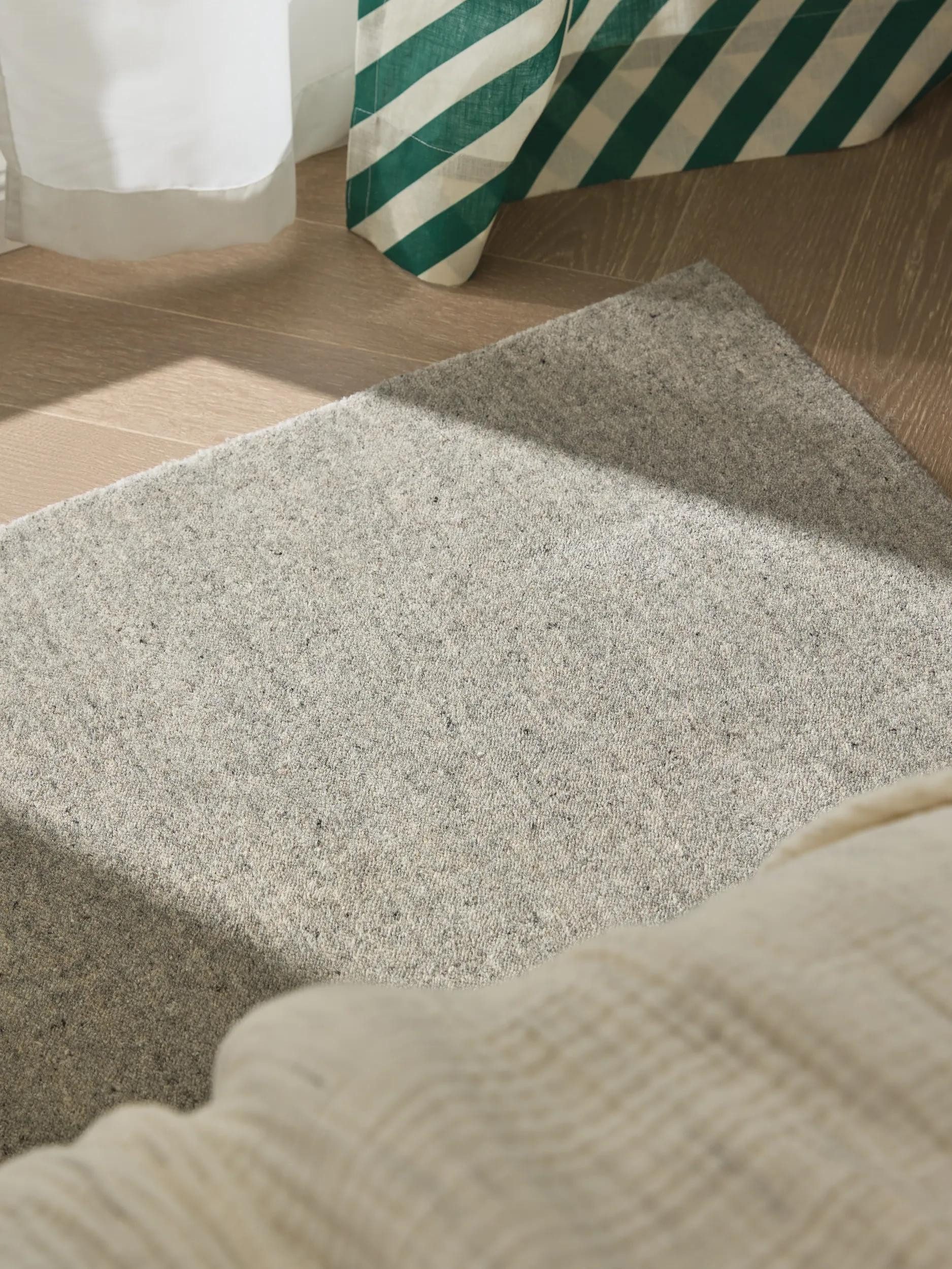 benuta Wollteppich Vera, quadratisch, Höhe: 11 mm, Kunstfaser, Berber, Ethno-Style, Wohnzimmer