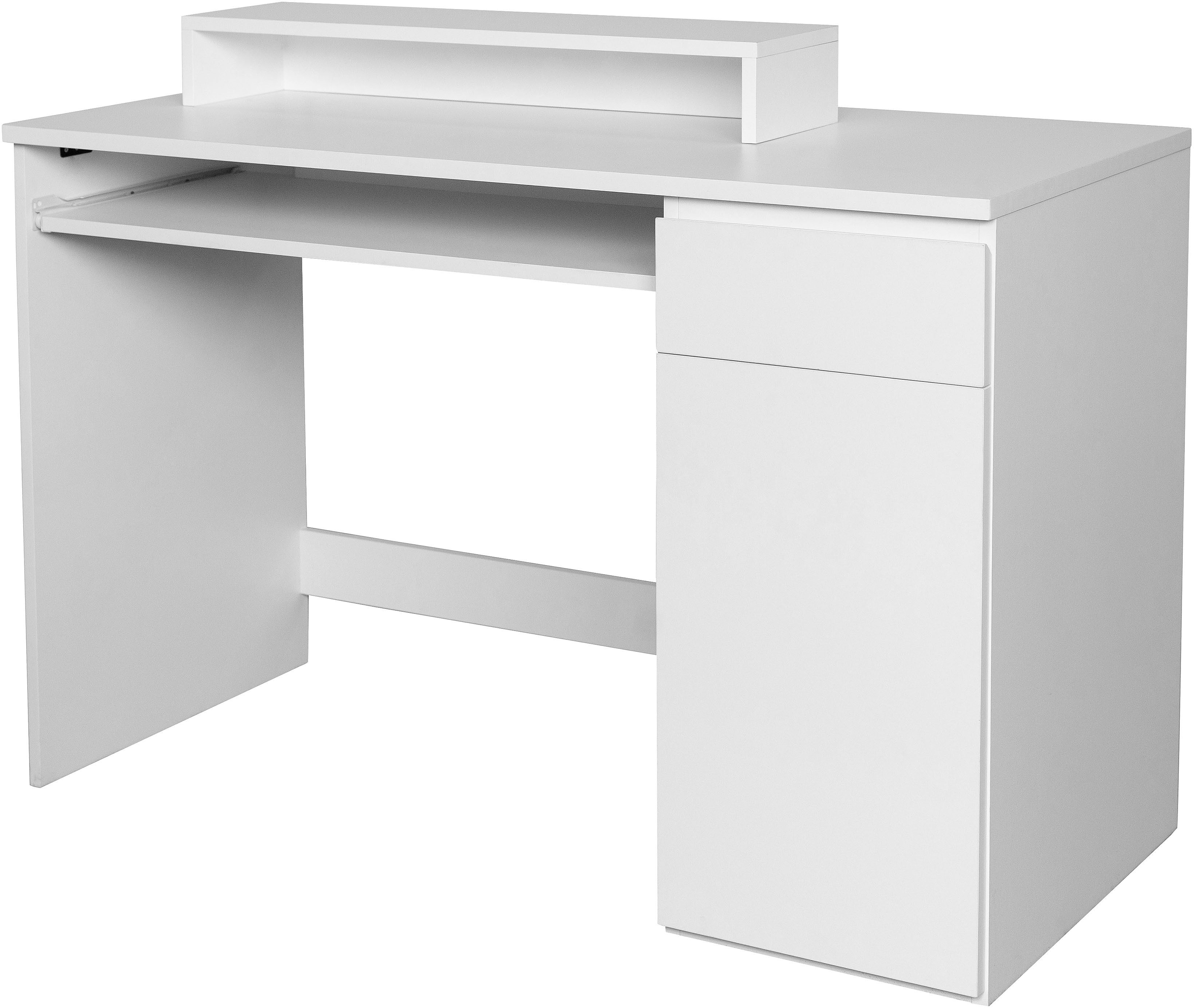 OTTO home Schreibtisch Jarvie, mit Tastaturauszug, mit Monitoraufsatz, mit Schublade. Reduzierter Preis € 79,99. Unverbindliche Preisempfehlung € 159,99