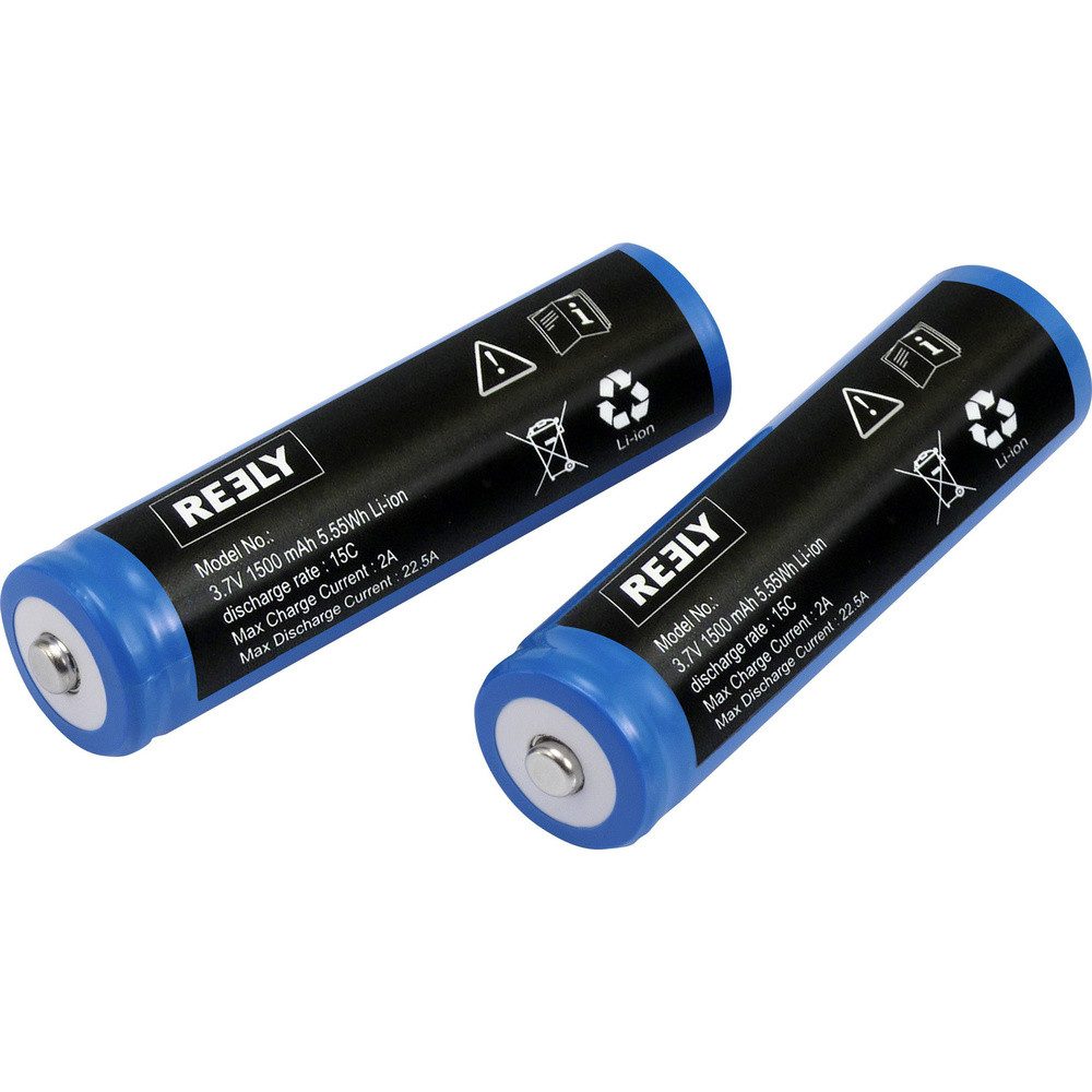 Reely Reely Modellbau-Akku-Einzelzelle Li-Ion 18650 3.7 V 1500 mAh Akku 1500 mAh (3.70 V)