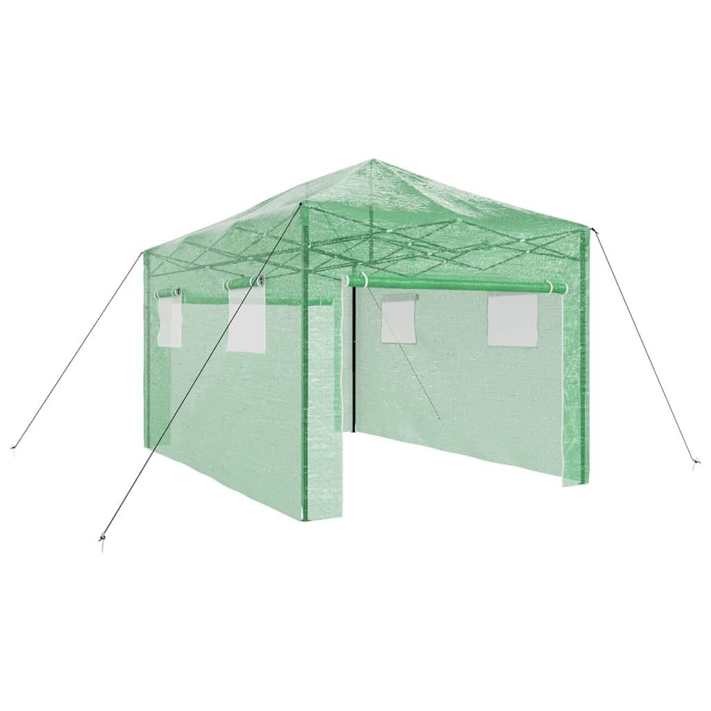 Gewächshaus Gewächshaus mit Pop-up-Rahmen Grün 290 x 430 x 315 cm Eisen
