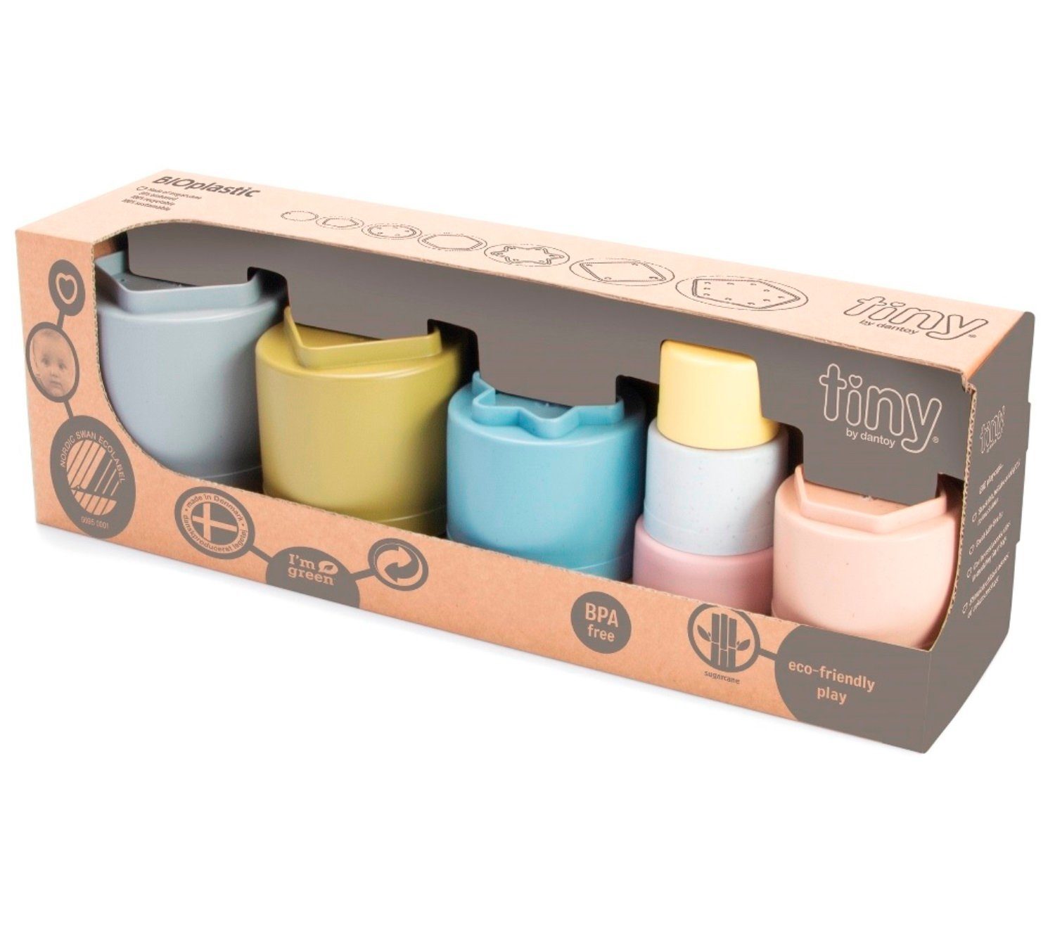 dantoy Kreativset Kreativset Bio Stapelbecher Kinder-Spielzeug günstig online kaufen