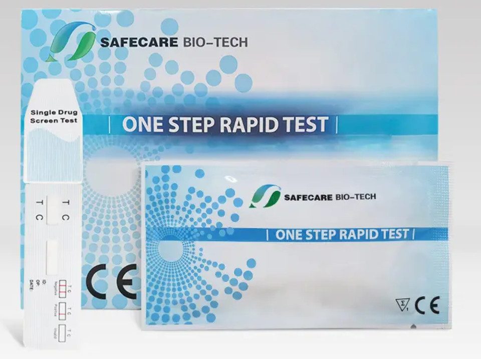 Safecare Bio-Tech Drogen-Schnelltest 25 Cannabis THC Schnelltest Selbsttest Drogentest Marijuana Urin, 1 Messparameter, Urin, 25-tlg., THC-Test, Schnelles Ergebnis, einfache Handhabung, hohe Genauigkeit