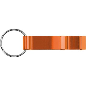 Livepac Office Schlüsselanhänger 10x Schlüsselanhänger / mit Flaschenöffner / Farbe: orange