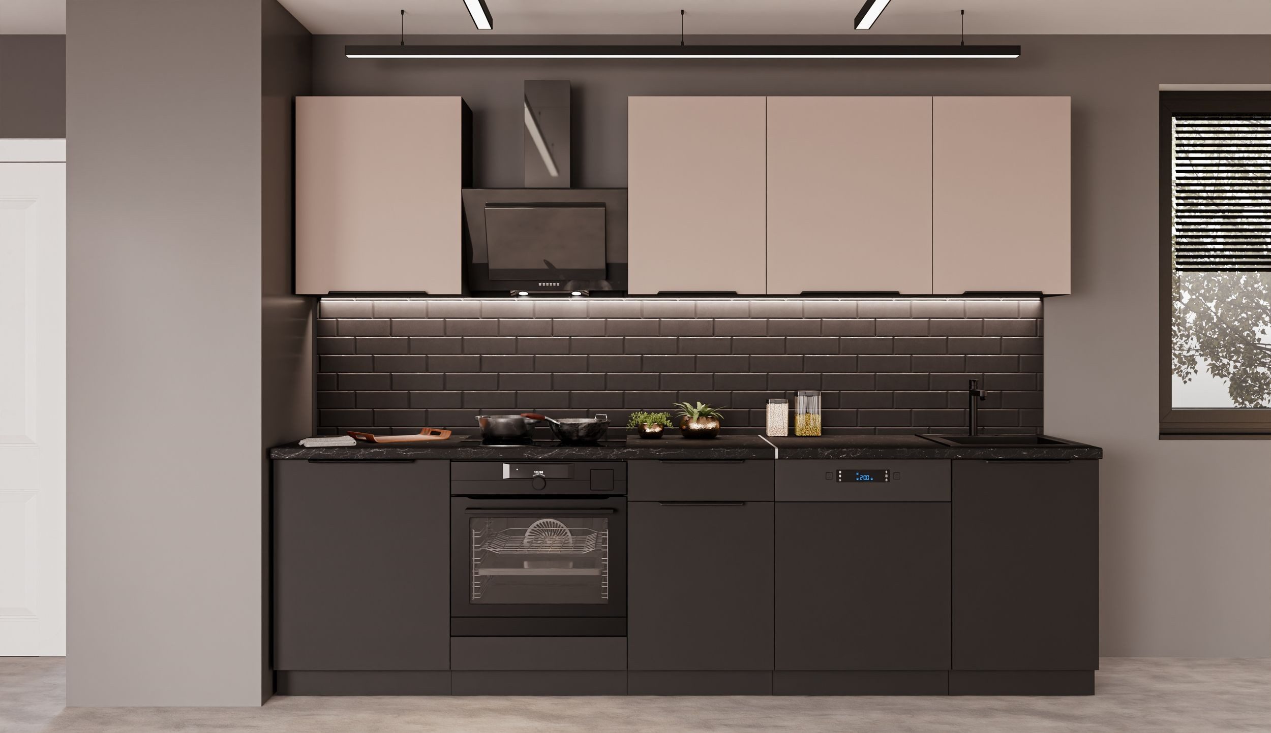 Küchen-Preisbombe Küchenzeile SIENA + ARONA BASIC 280 Küchenblock Küche Ein günstig online kaufen