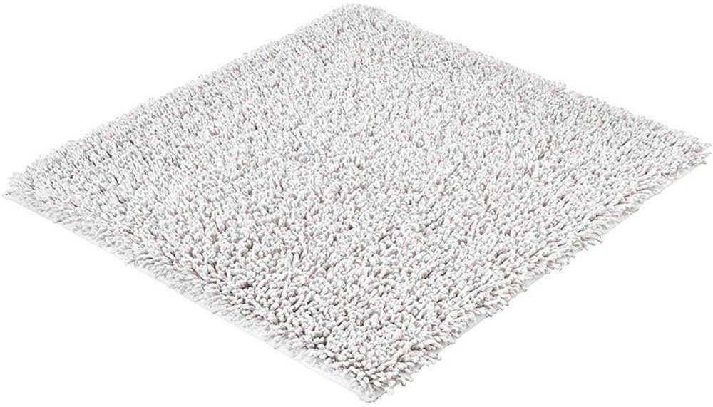 Kleine Wolke Badematte Dana, Badvorleger, Badezimmer Teppich, Höhe 25 mm, rutschhemmend beschichtet, fußbodenheizungsgeeignet, Baumwolle, Polyester, quadratisch, Badteppich, Uni Farben, quadratisch & rechteckig erhältlich