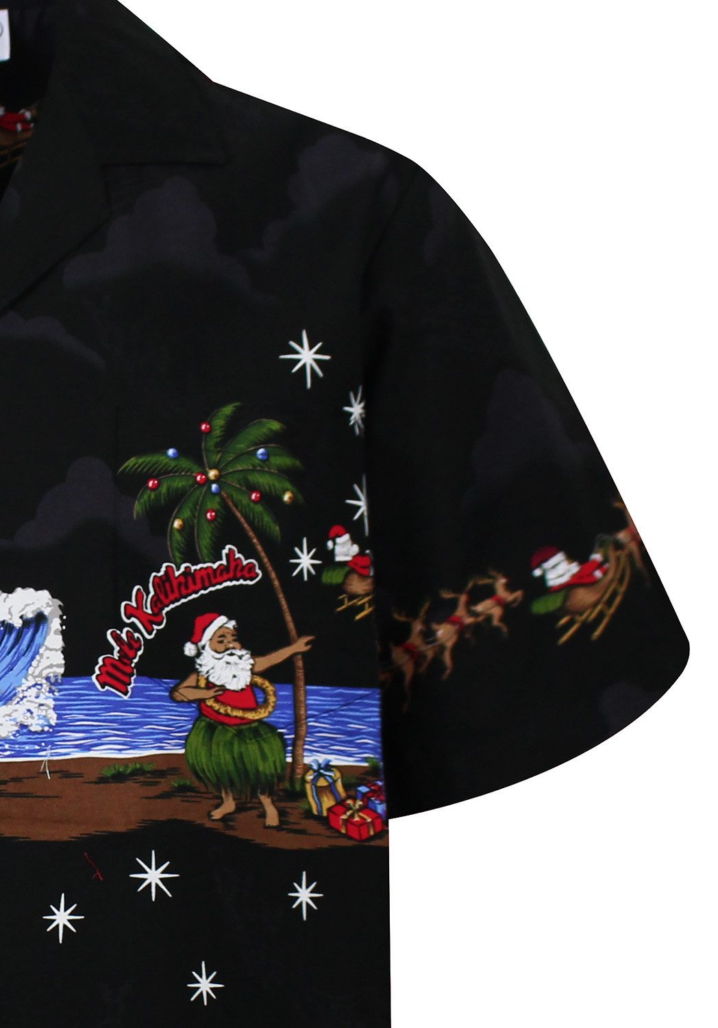 Pacific Legend Hawaiihemd Christmas Island Party Original Hawaiihemd mit 100% Kokosnuss-Knöpfen