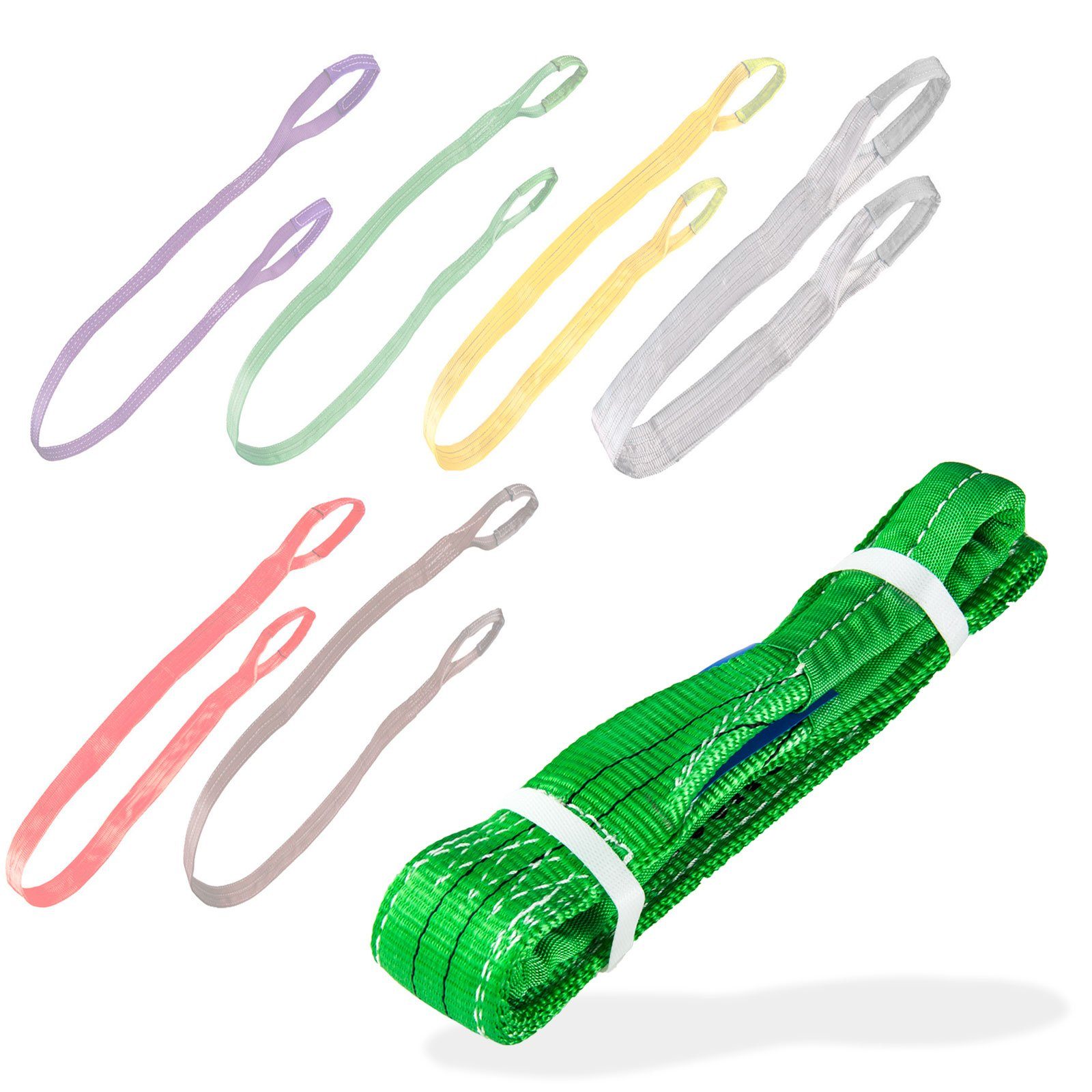 5 M Hebeband Aus Polyester – 30 Mm Breit, Tragkraft Bis 30 T – Für Industriekrane, Verschleißfest & Leicht