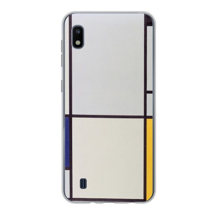 MuchoWow Handyhülle Tableau I - Piet Mondrian Handyhülle Samsung Galaxy A10 Smartphone-Bumper Print Handy