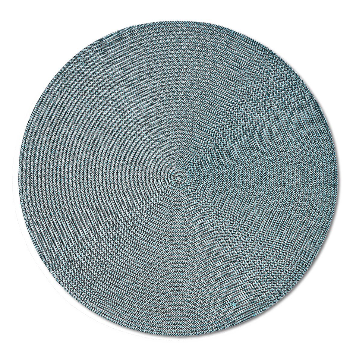 Zeller Present Platzset Twist, (1-St), Kunststoff, mint, Ø38 cm (1 Stück)