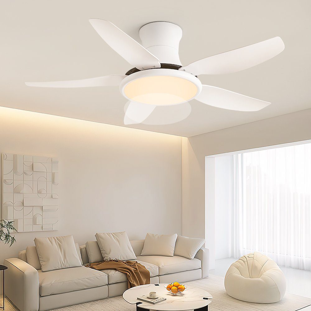 Euroton Deckenventilator Deckenventilator LED Beleuchtung 6 günstig online kaufen
