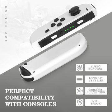 KARLE Switch-Controller, Controller für Nintendo Switch Switch-Controller (Ersatz für Switch-Controller mit Dual-Vibration/Wake-up/Screenshot, 1 St., Animal Crossing, Ideales Geschenk für Freunde, Familie, Kinder)