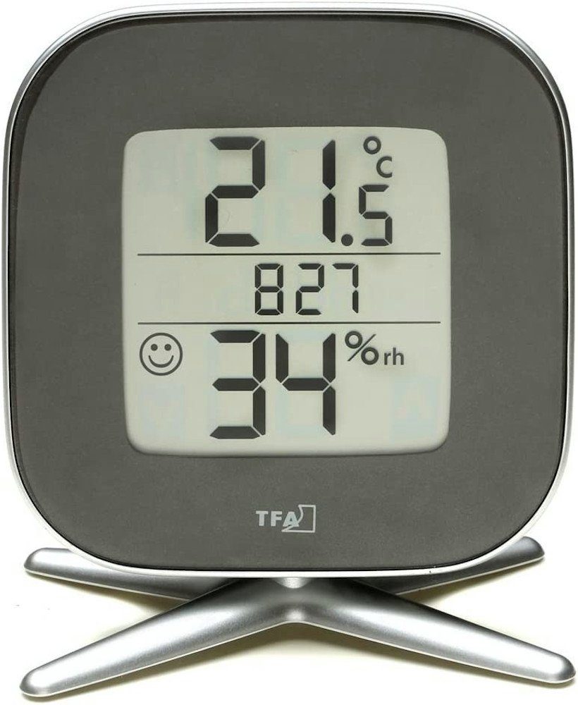 TFA Dostmann Raumthermometer Digitales Thermometer-Hygrometer TIVI TFA  30.5030