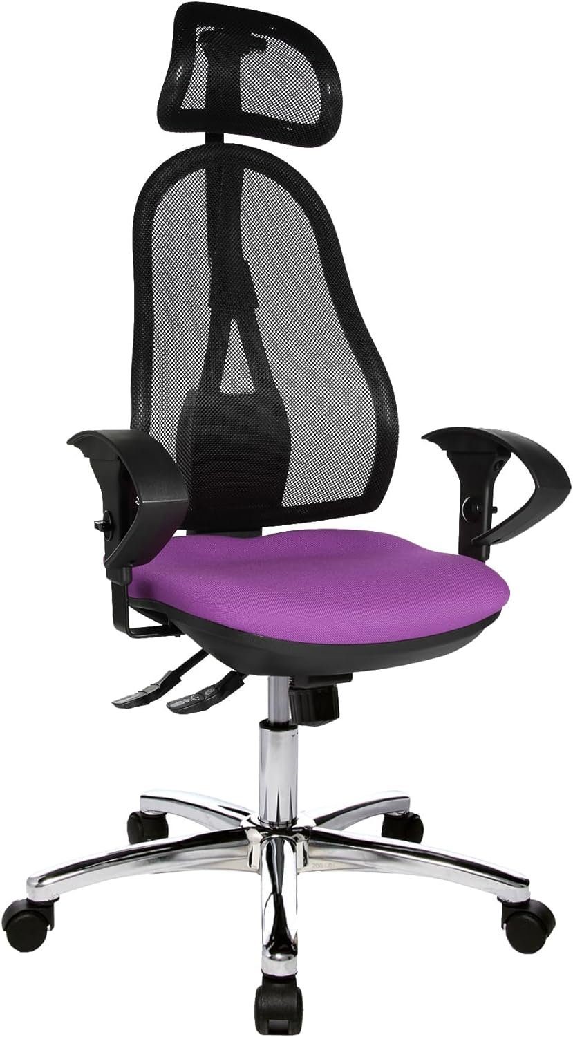 TOPSTAR Bürostuhl (Bürostuhl ergonomisch: Schreibtischstuhl mit verstellbarem Sitz), OP290UG03X Open Point SYBürostuhl SchreibtischstuhlSyncro-Bandscheiben