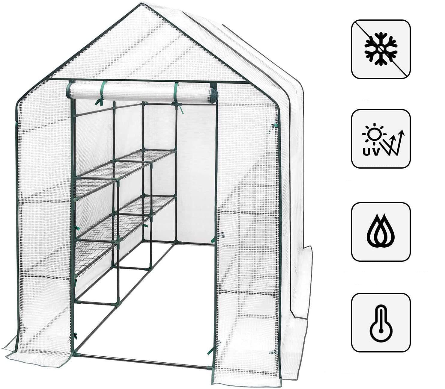 Woltu Foliengewächshaus, Tomatengewäch...