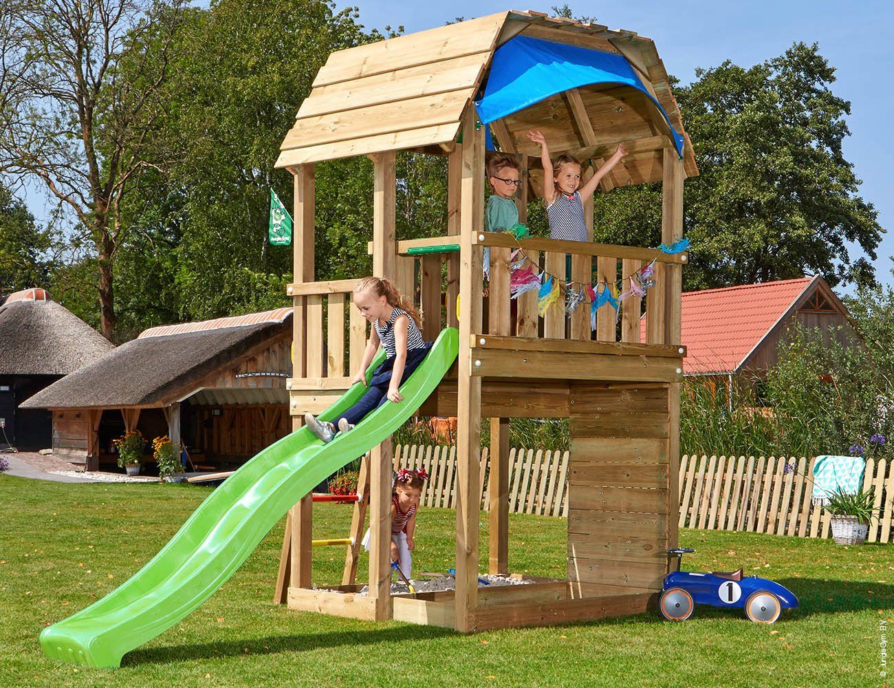 Jungle Gym Spielturm Jungle Barn, BxTxH: 210x380x320 cm