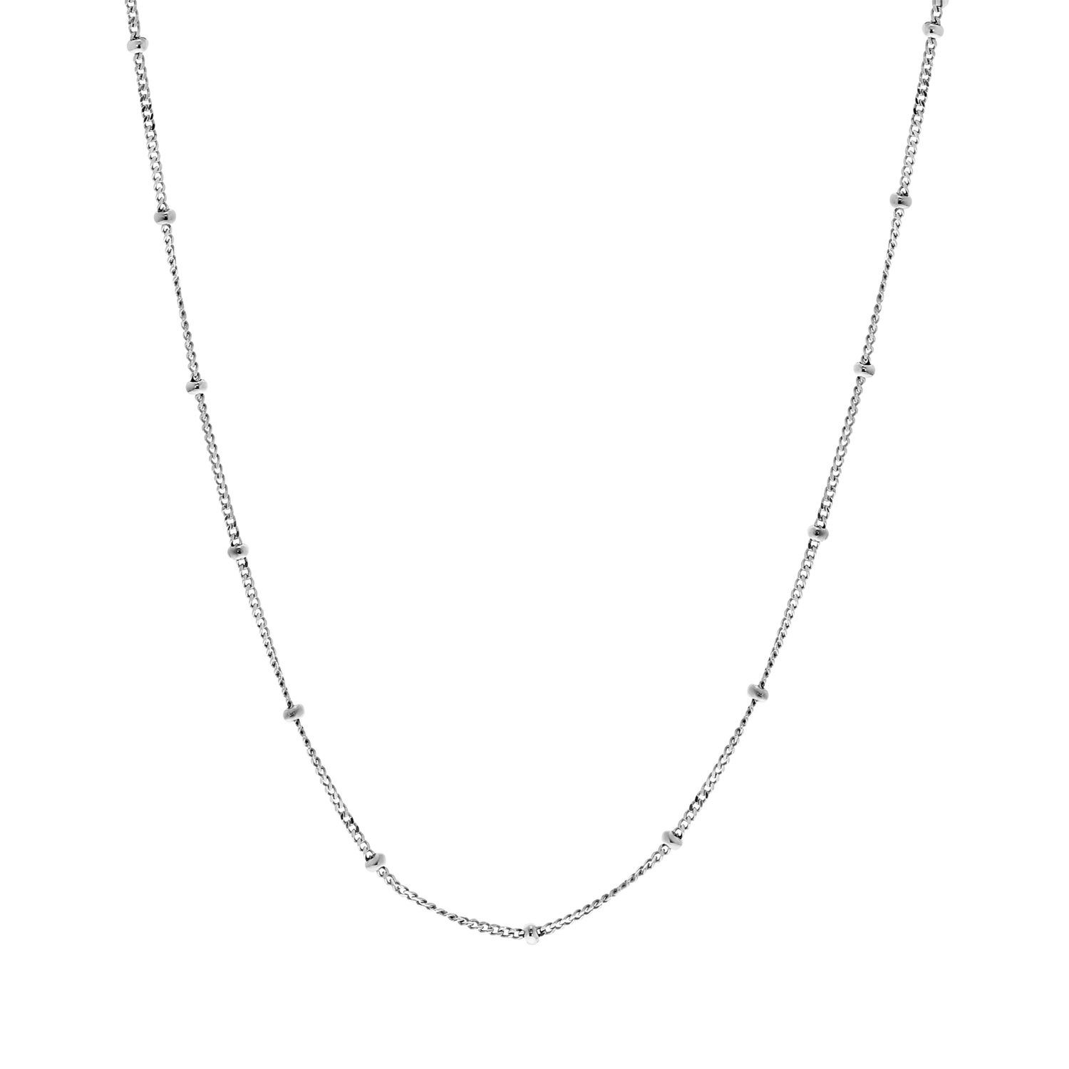 LUCARDI Kette ohne Anhänger Halskette-Anhänger - 925 Silber - Silber - Damen