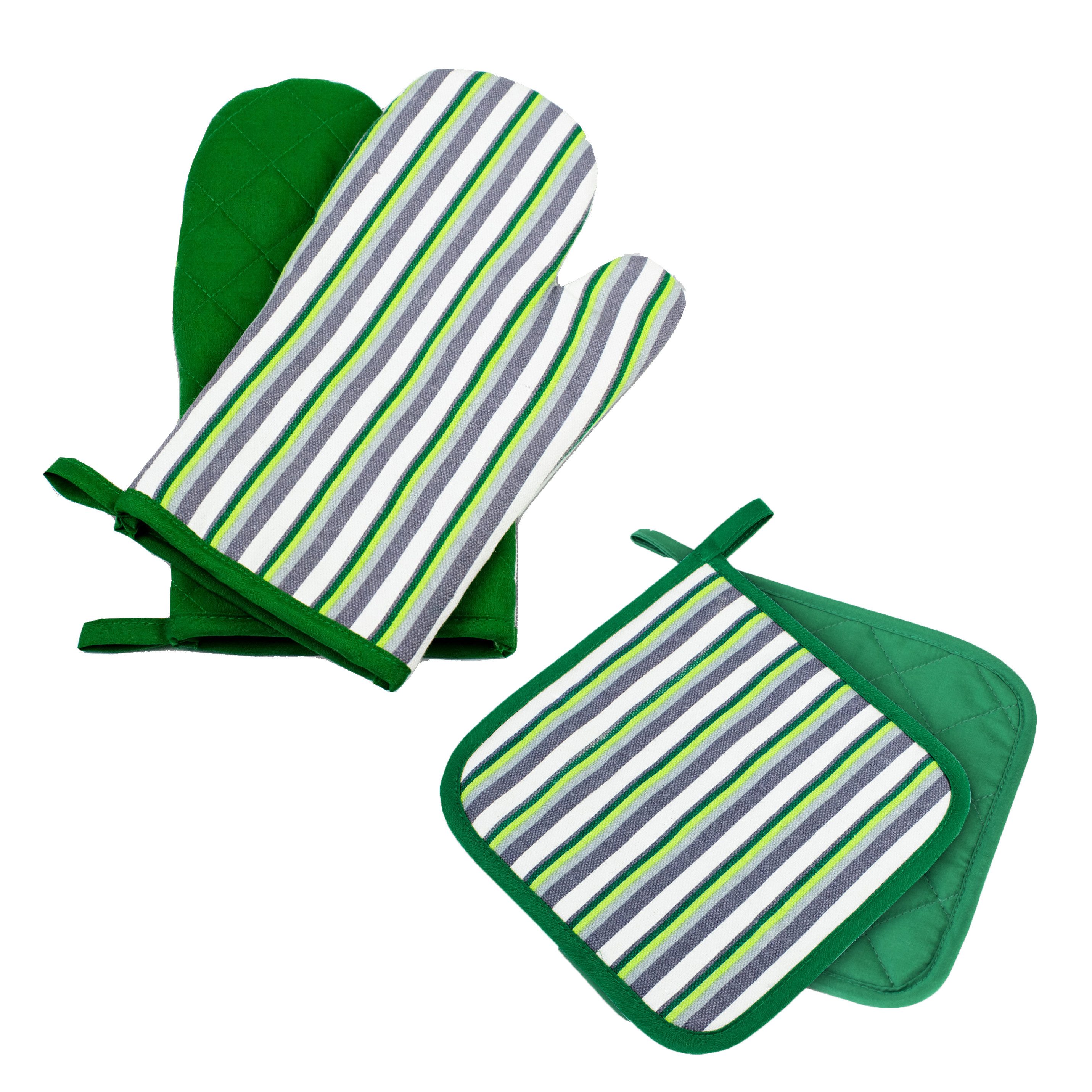 Delindo Lifestyle Topfhandschuhe Ofenhandschuhe, Topflappen, (4er Sparset, günstig online kaufen