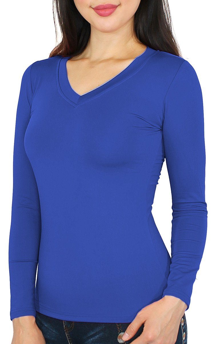 dy_mode Thermohemd Thermo Langarmshirt Damen Thermoshirt günstig online kaufen