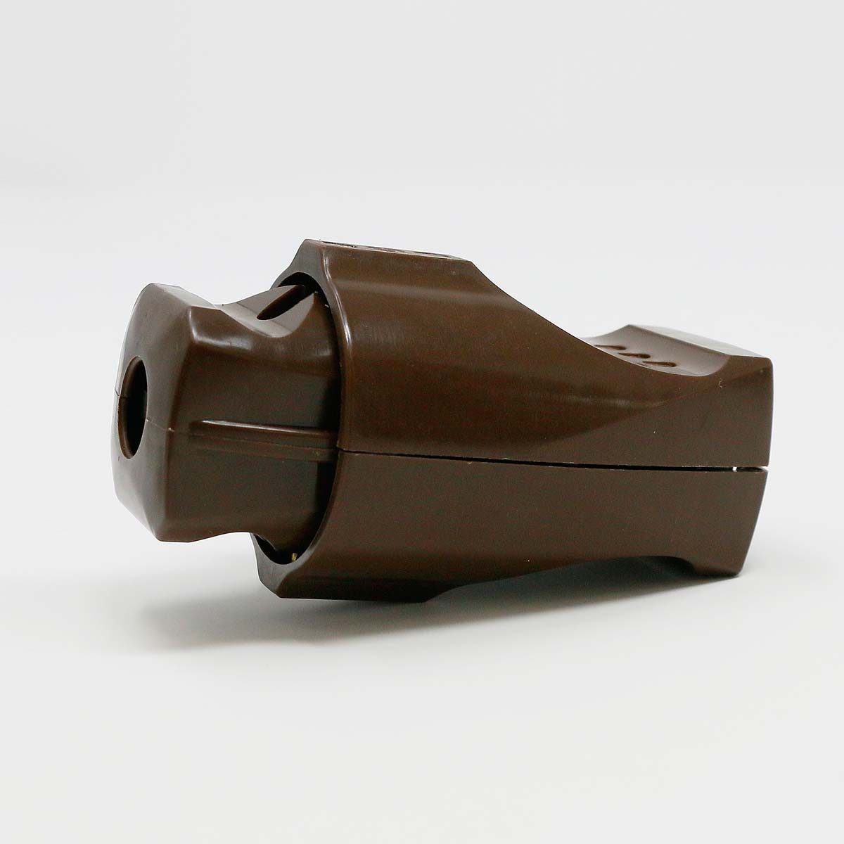 world-trading-net Euroflachstecker SET Standard Stecker & Kupplung braun, 250V/16A