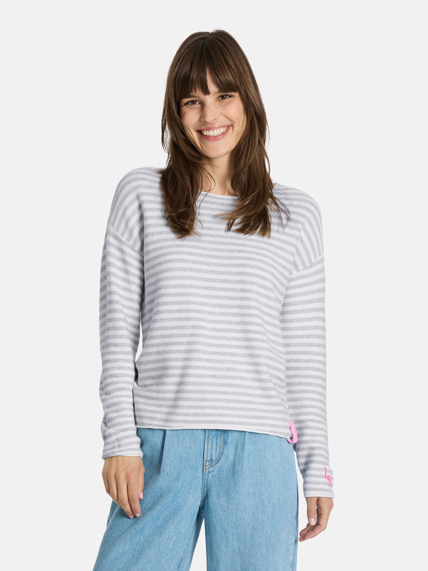 Lieblingsstück Strickpullover Kyna mit Streifen günstig online kaufen