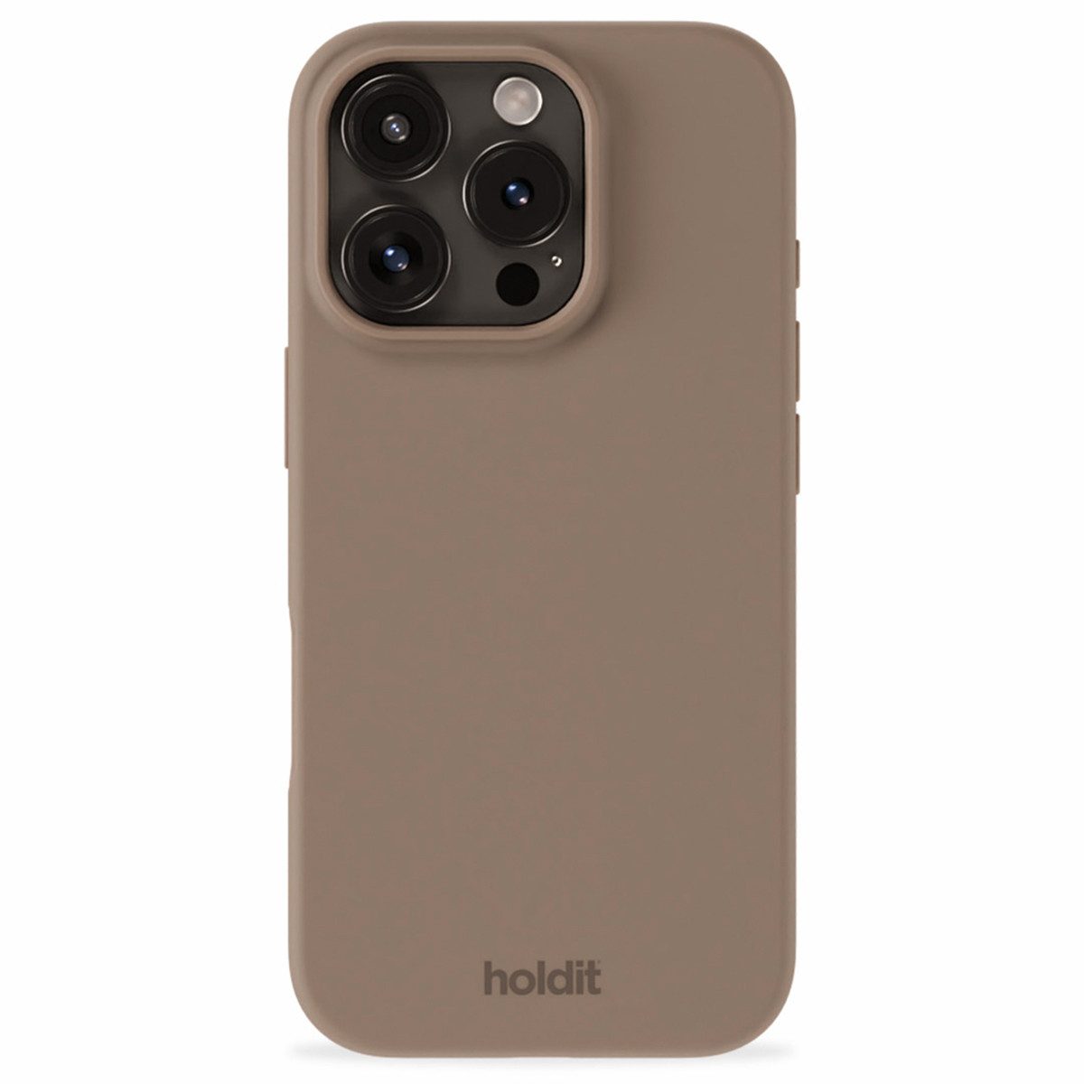holdit Backcover Holdit Silicone Case Apple iPhone 16 Pro - Mocha Brown