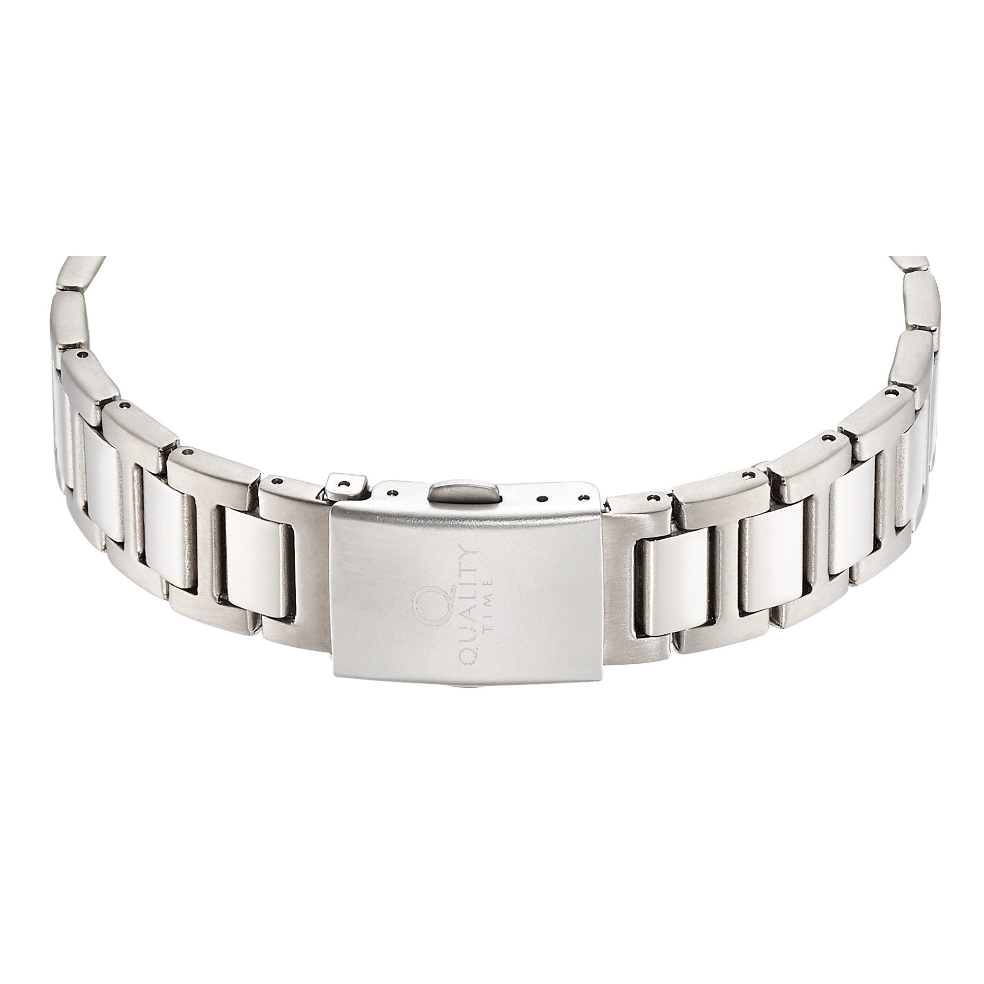 QUALITY TIME Funkuhr QLT-11394-91M, Armbanduhr, Solar, Damenuhr, analog