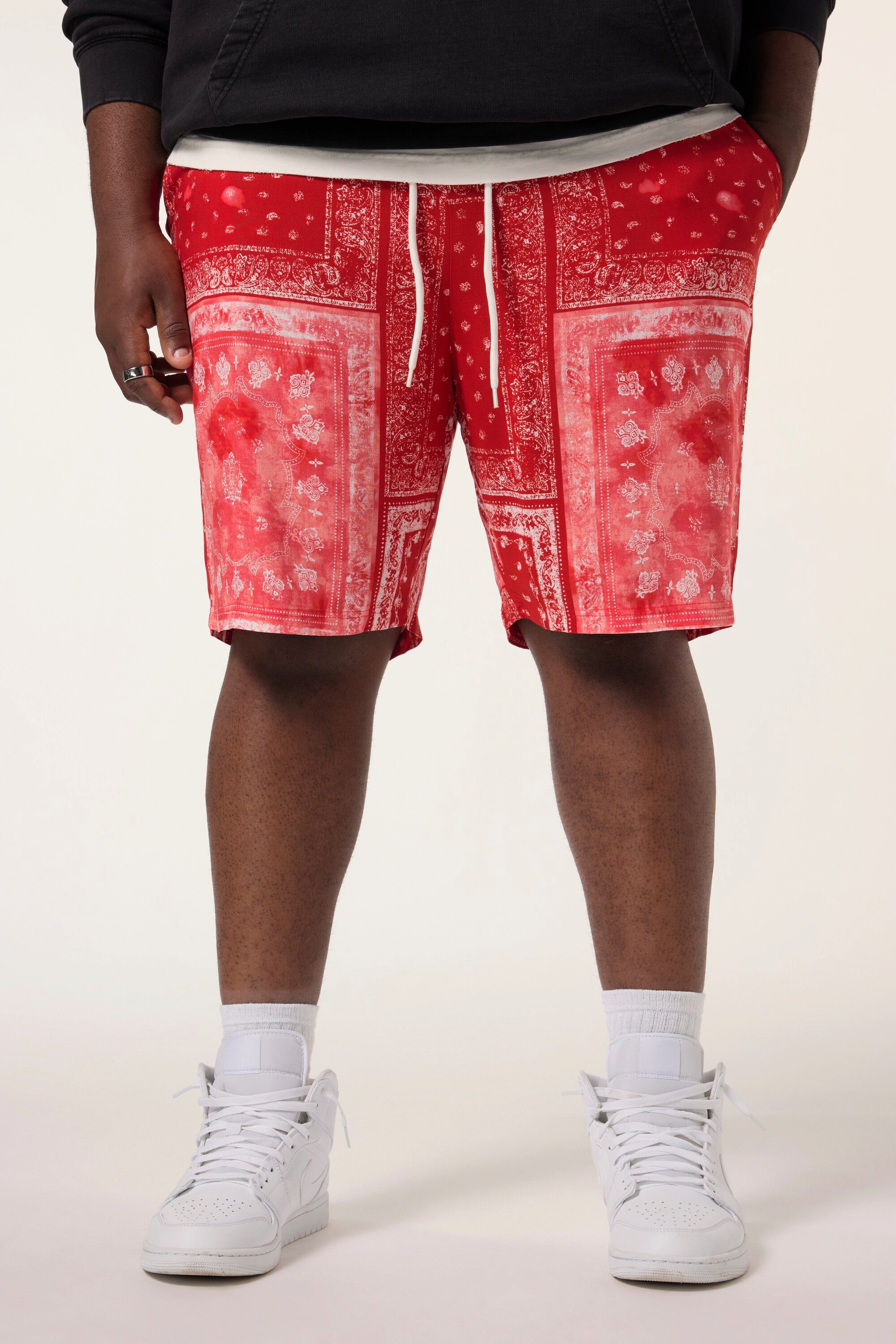 Bermudas Bermuda Elastikbund Alloverprint