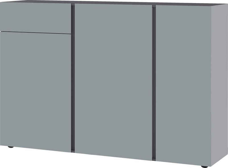 GERMANIA Sideboard »Mesa«, Breite 180 cm mit Glasfronten