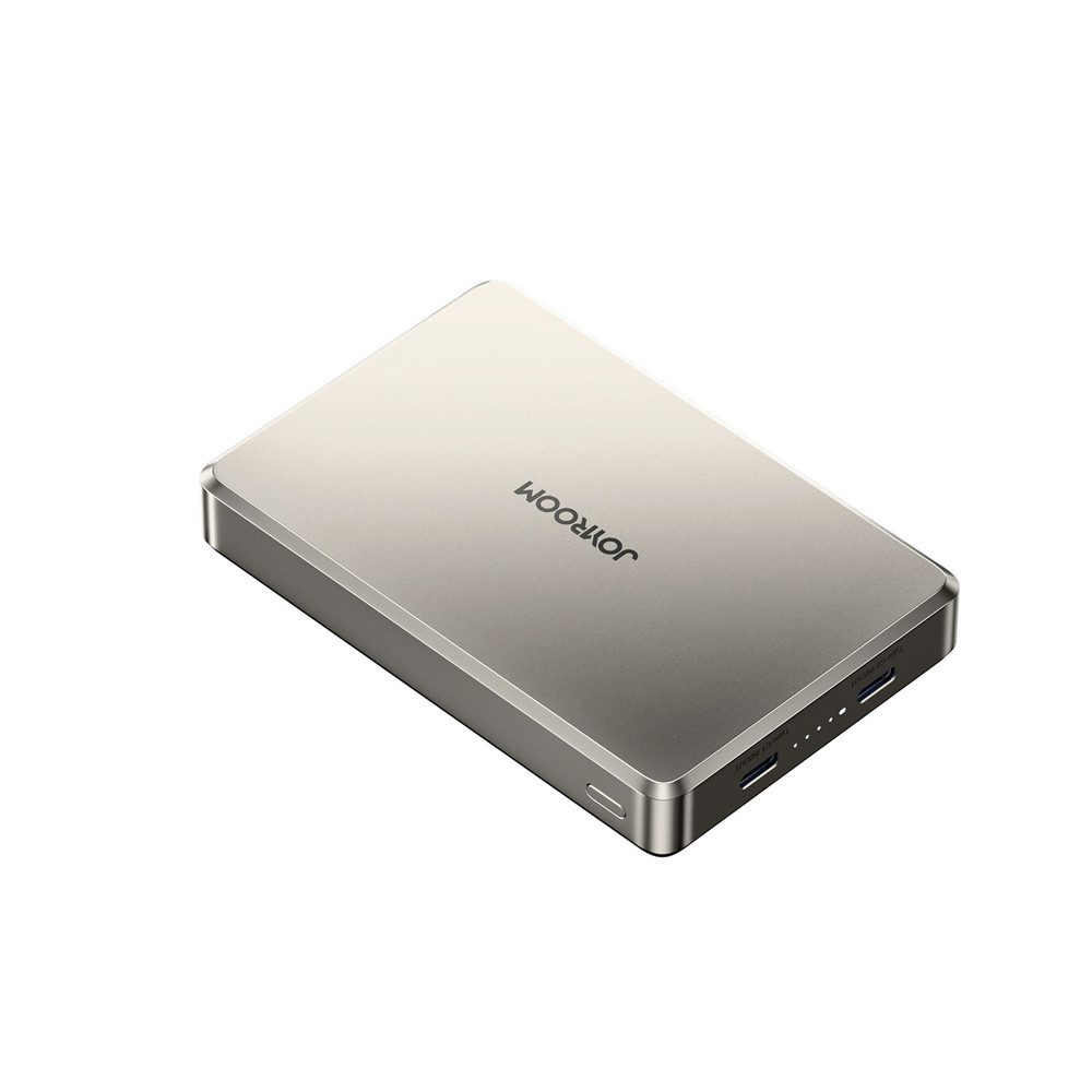 JOYROOM Zusatzakku Magnetladegerät Reisepowerbank USB-Kabel, USB-C, USB-C, 10000 mAh, 22,5 W, magnetisch, kabellos laden