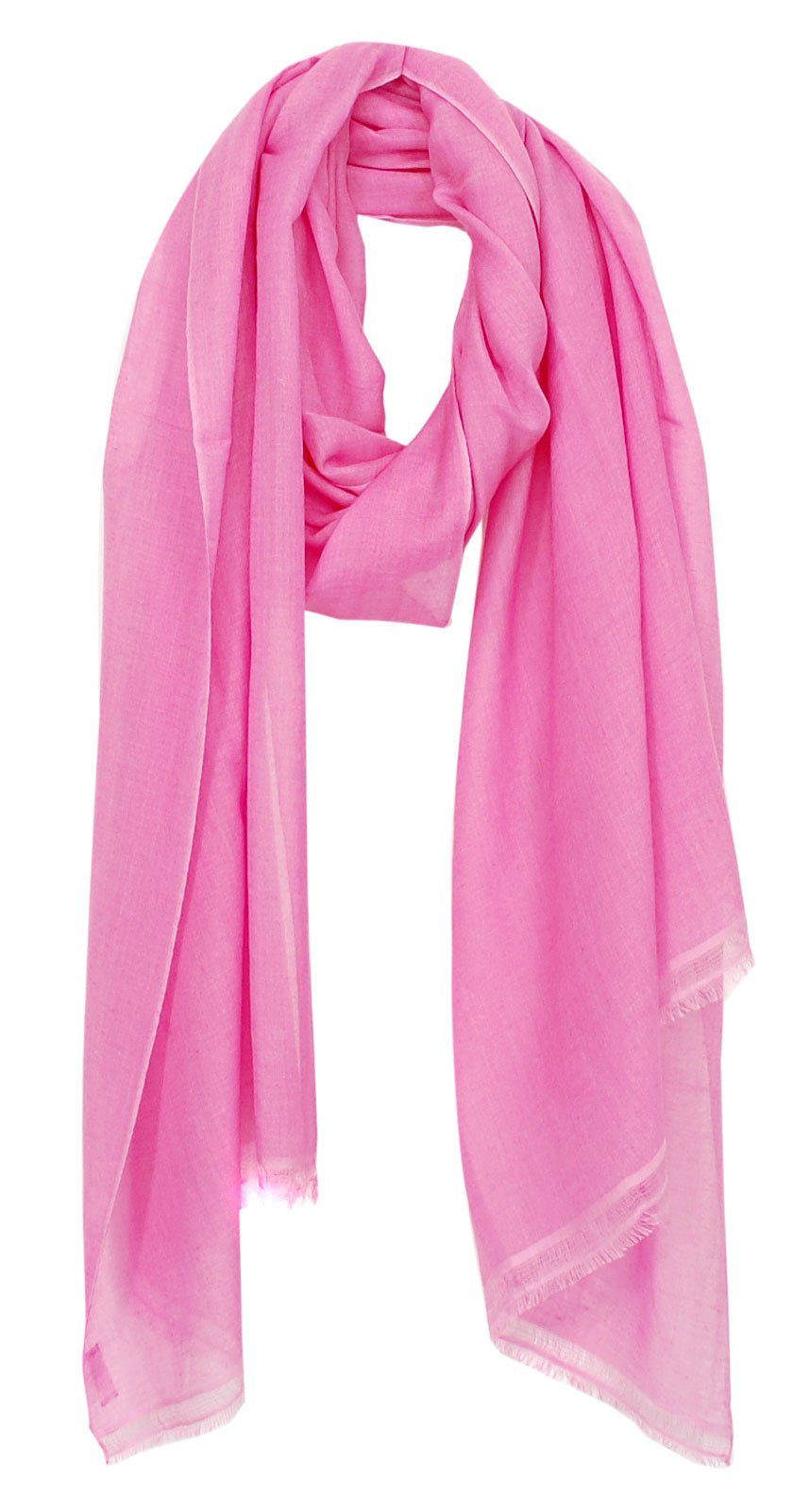 Bovari Pashmina Schal Damen - 70% Kaschmir 30% Seide - extra leicht / extra dünn, Sommerschal