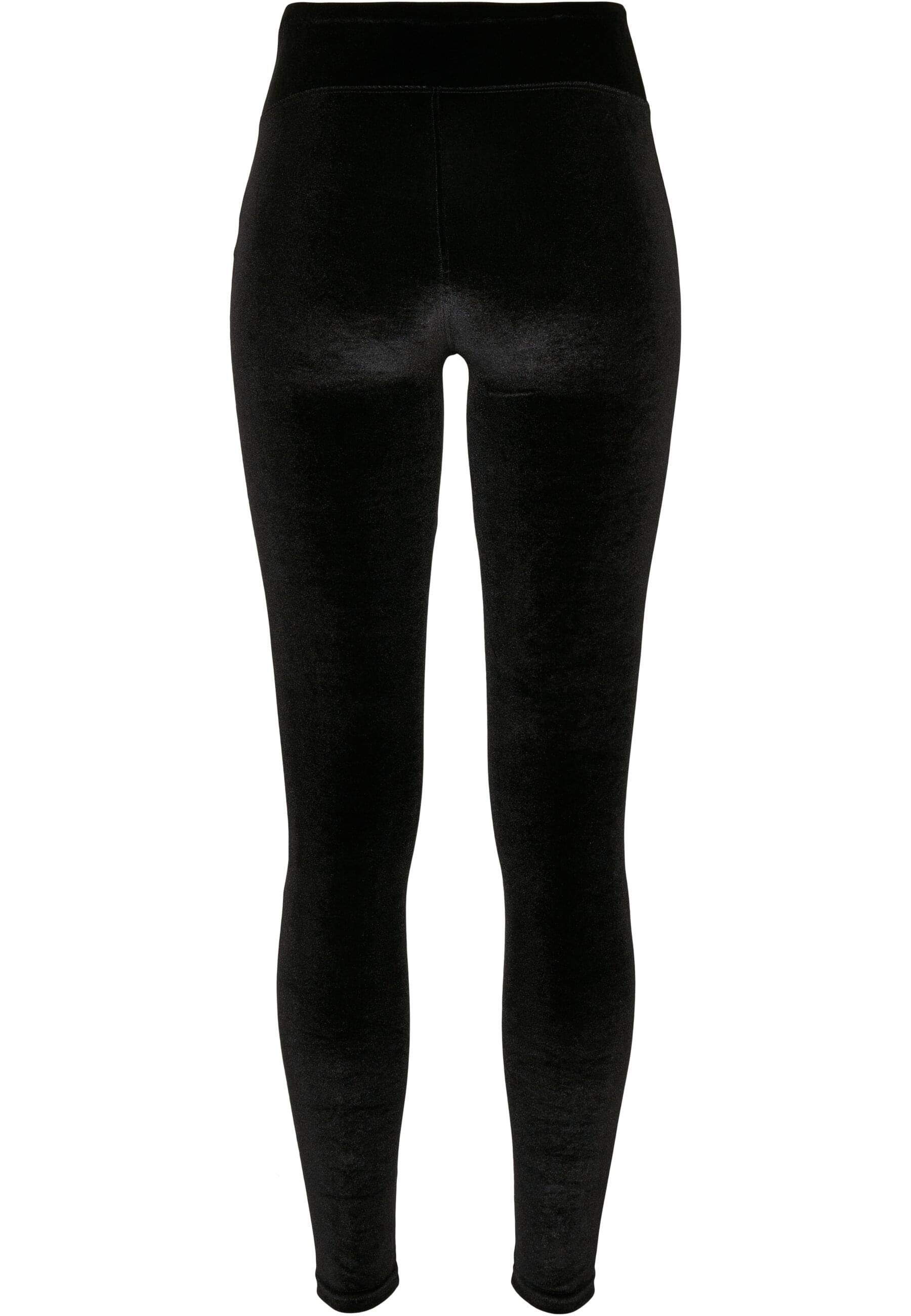 URBAN CLASSICS Leggings Urban Classics Damen Ladies High Waist Velvet Leggi günstig online kaufen