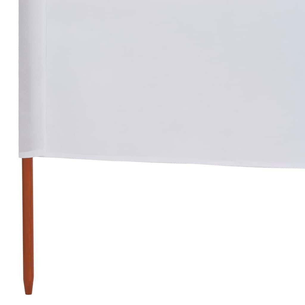 vidaXL Sonnensegel, 9-teiliges Windschutzgewebe 1200 x 160 cm Sandweiß
