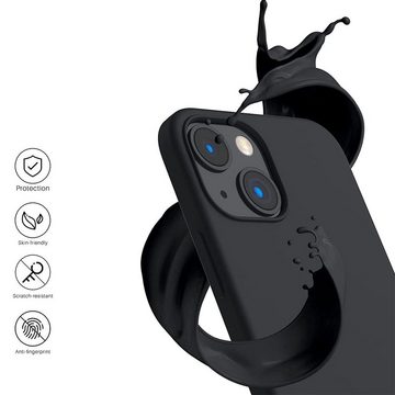 CoolGadget Handyhülle Silikon Colour Series Slim Case für Apple iPhone 13 6,1 Zoll, Hülle weich Handy Cover für iPhone 13 Schutzhülle