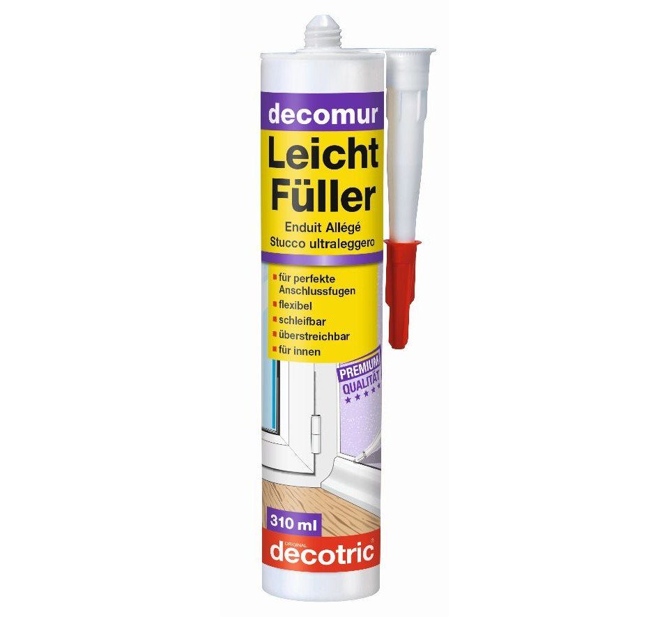 decotric® Spachtelmasse Decotric Decomur Leichtfüller 310 ml