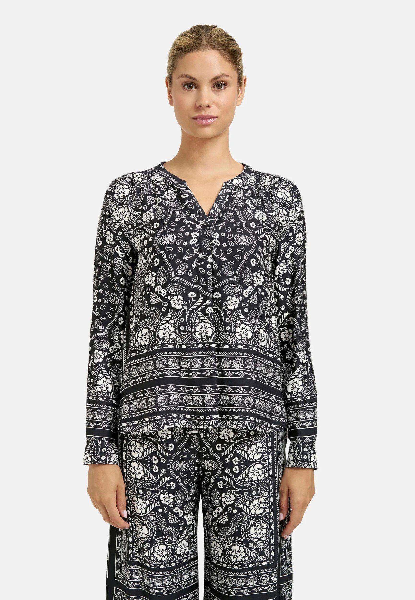 Smith & Soul Blusentop Bluse mit Allover-Print - Regular Fit