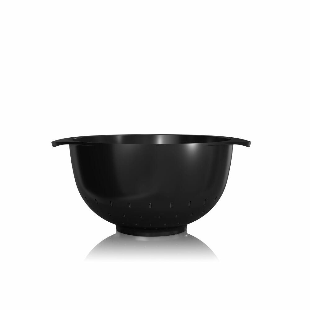 ROSTI Seiher für Margrethe Schüssel 4 L Schwarz, Melamin-Kunststoff
