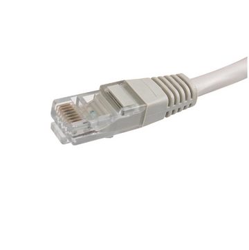 Maclean MCTV-653 Netzwerkkabel, (500 cm), Netzwerkkabel Patchcord Kabel UTP CAT5 5m grau