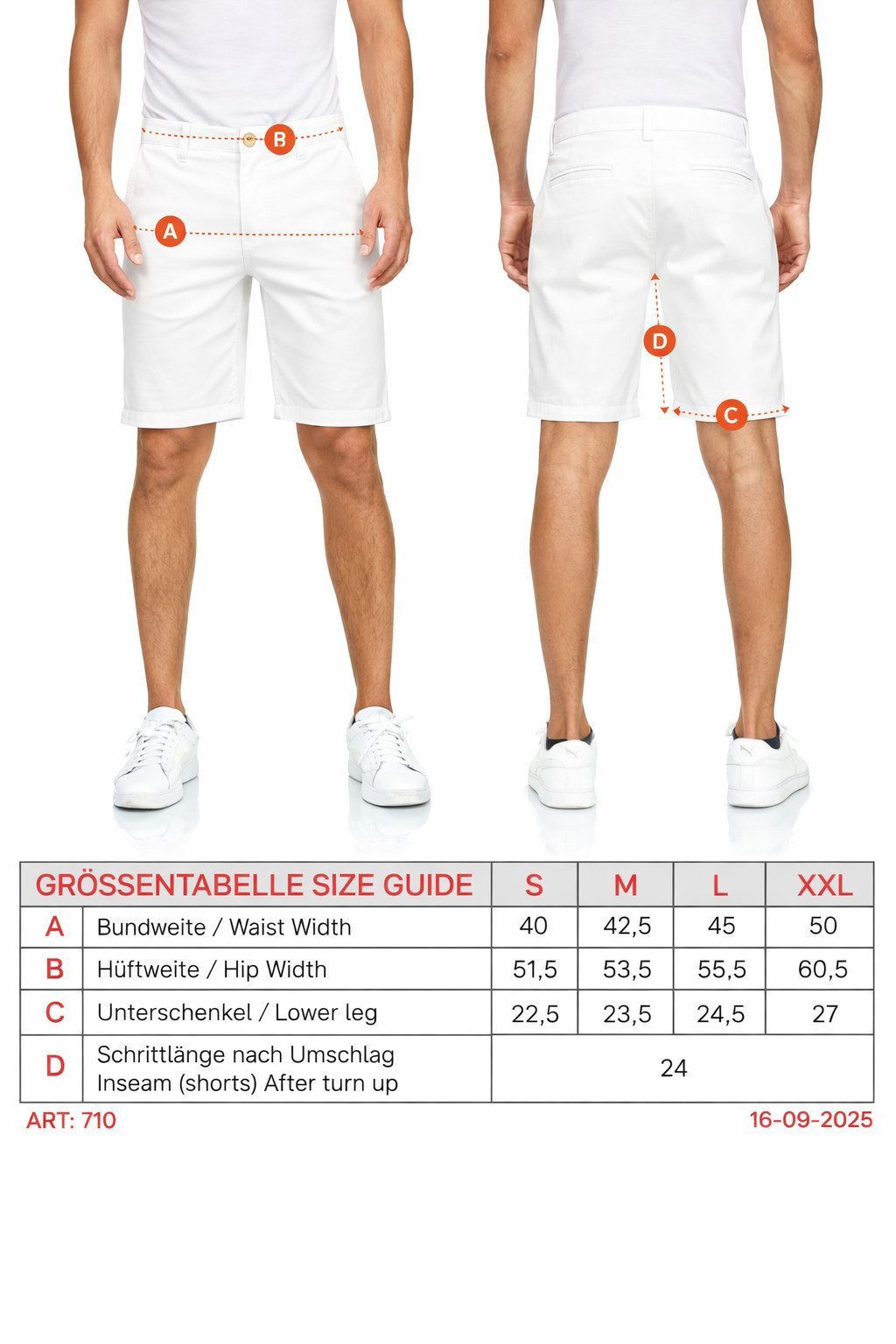 S&S Chinoshorts Herren Shorts Hosen Kurze Bermuda Baumwolle Shorts (Packung, 1-tlg., Chino Shorts) Herren Bermuda Chino Short mit Taschen