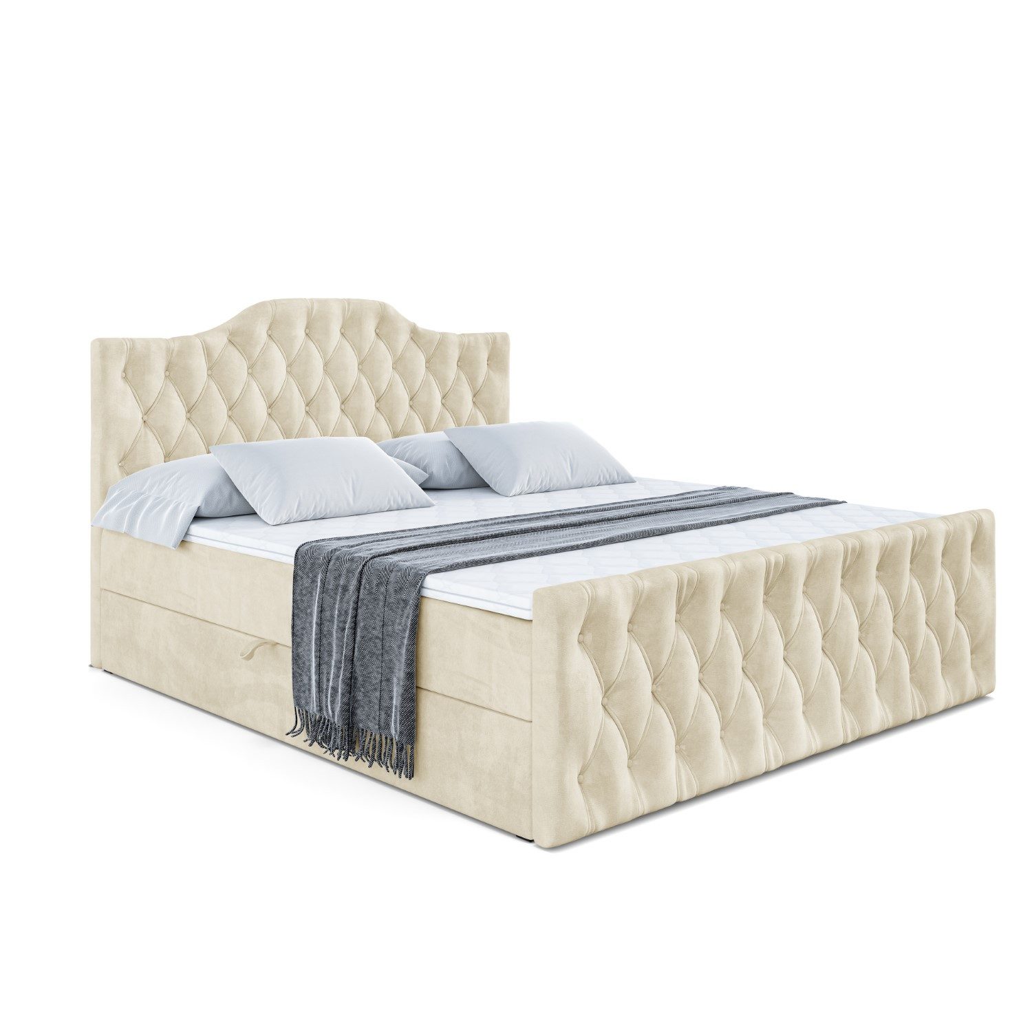 ALTDECOR Boxbett VILA-1-Z (Multipocket-Matratze H4, H3 günstig online kaufen