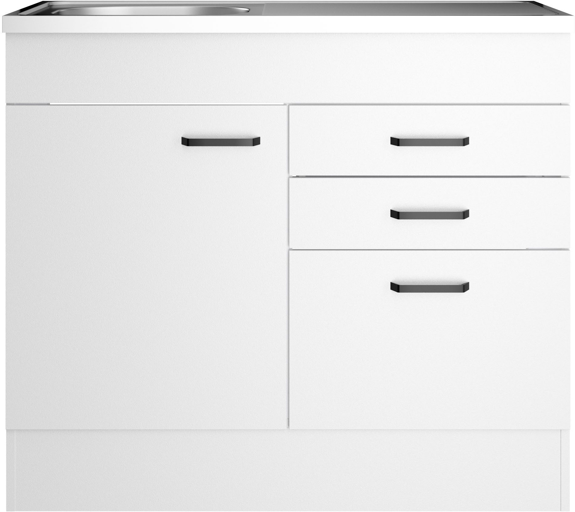 OPTIFIT Spülenschrank OPTImulti Breite 100 cm, Tiefe 50 cm, mit Spülenauflage