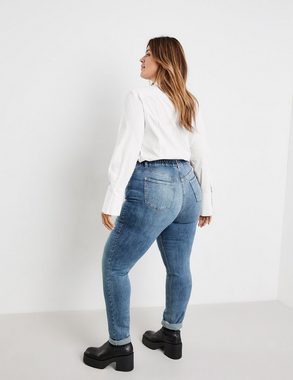 Samoon Stretch-Jeans Betty Jeans mit dezentem Used-Effekt