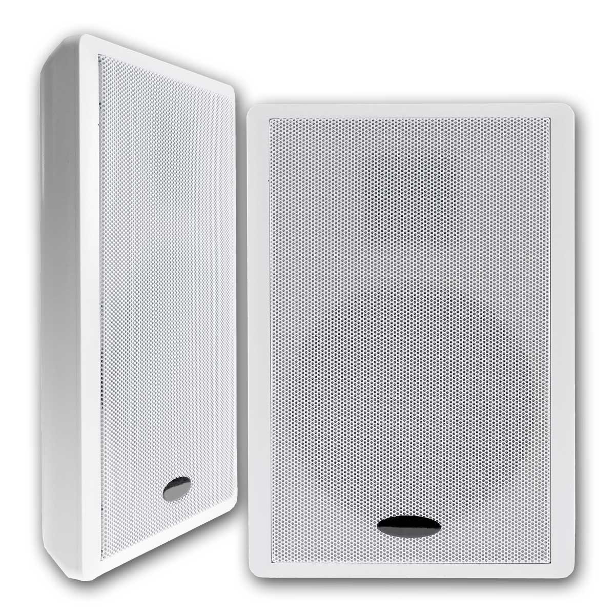 ChiliTec Aderendhülsen Flatpanel-Lautsprecher 40W weiß 2-Wege Paar