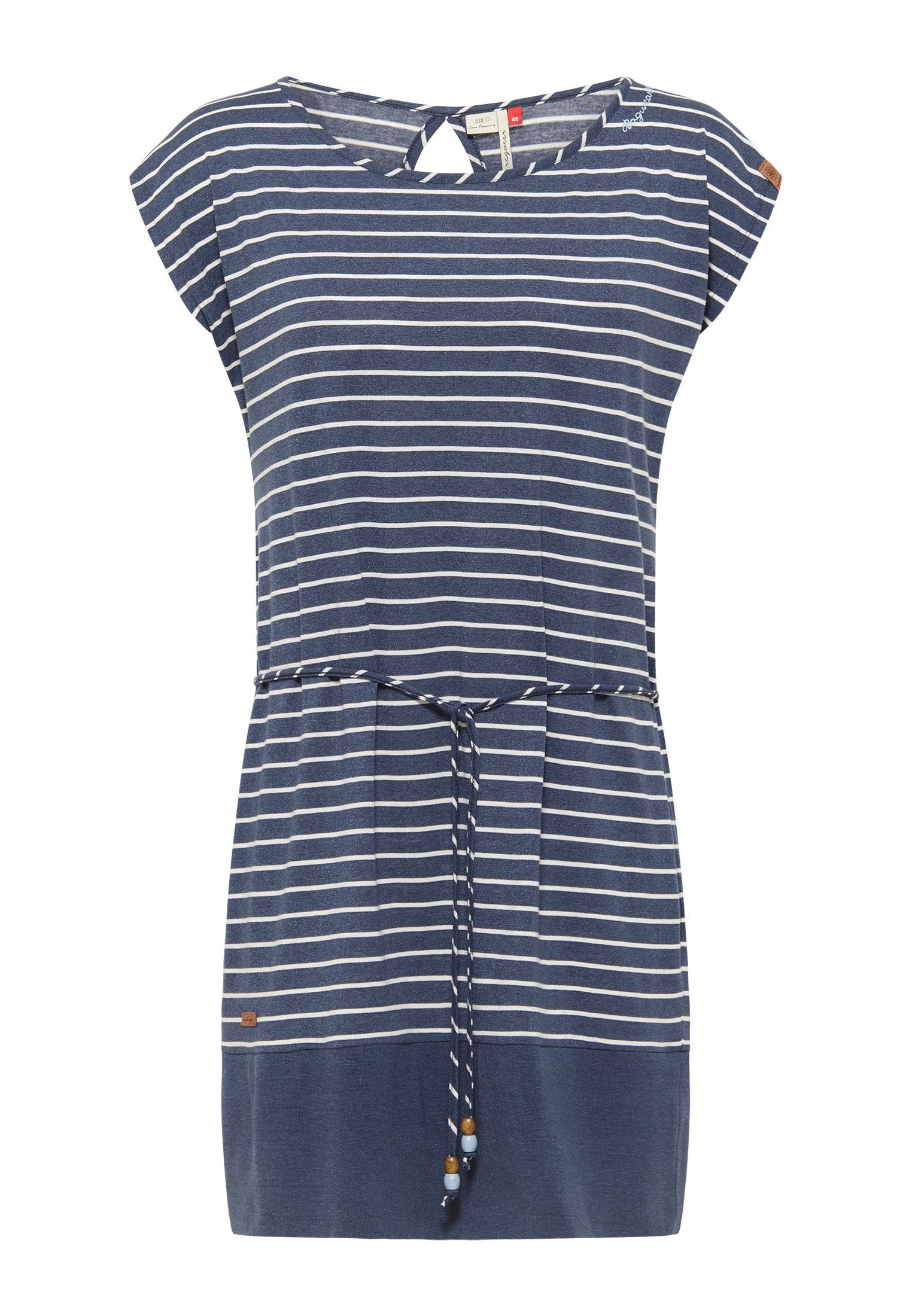 Ragwear Sommerkleid SOHO STRIPES PLUS Nachhaltige & Vegane Mode Damen