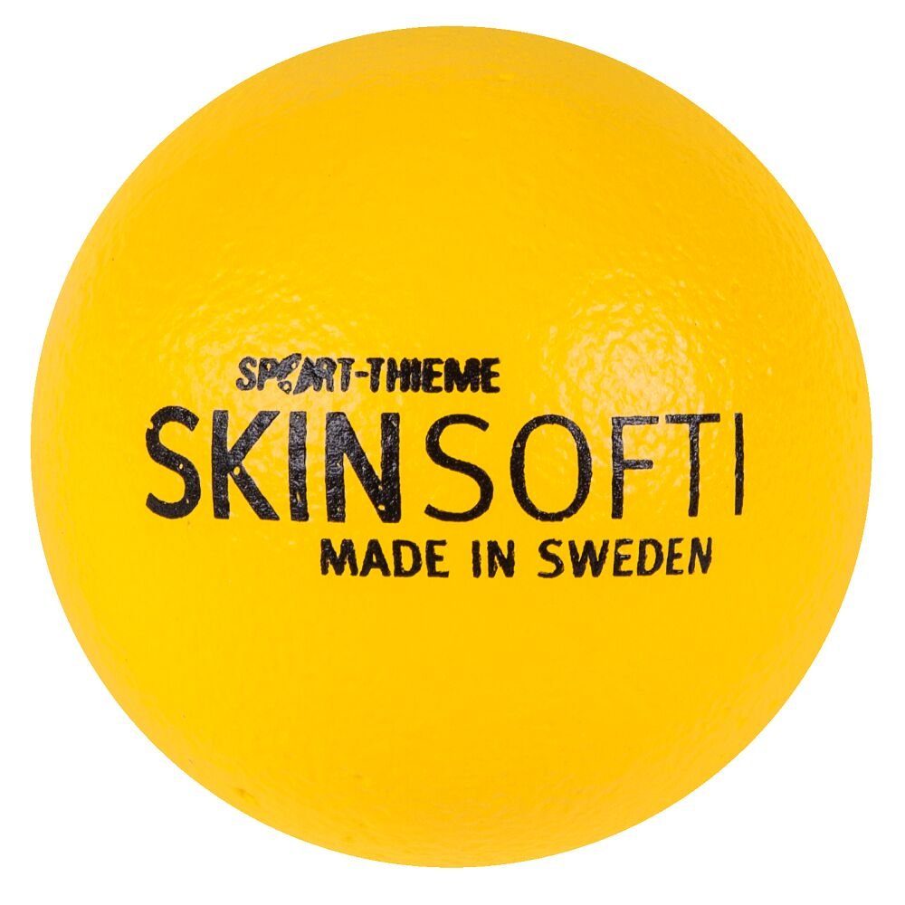 Gelb geschlossener Sport-Thieme Softball Softi, Skin-Ball Mit PU-Beschichtung Weichschaumball