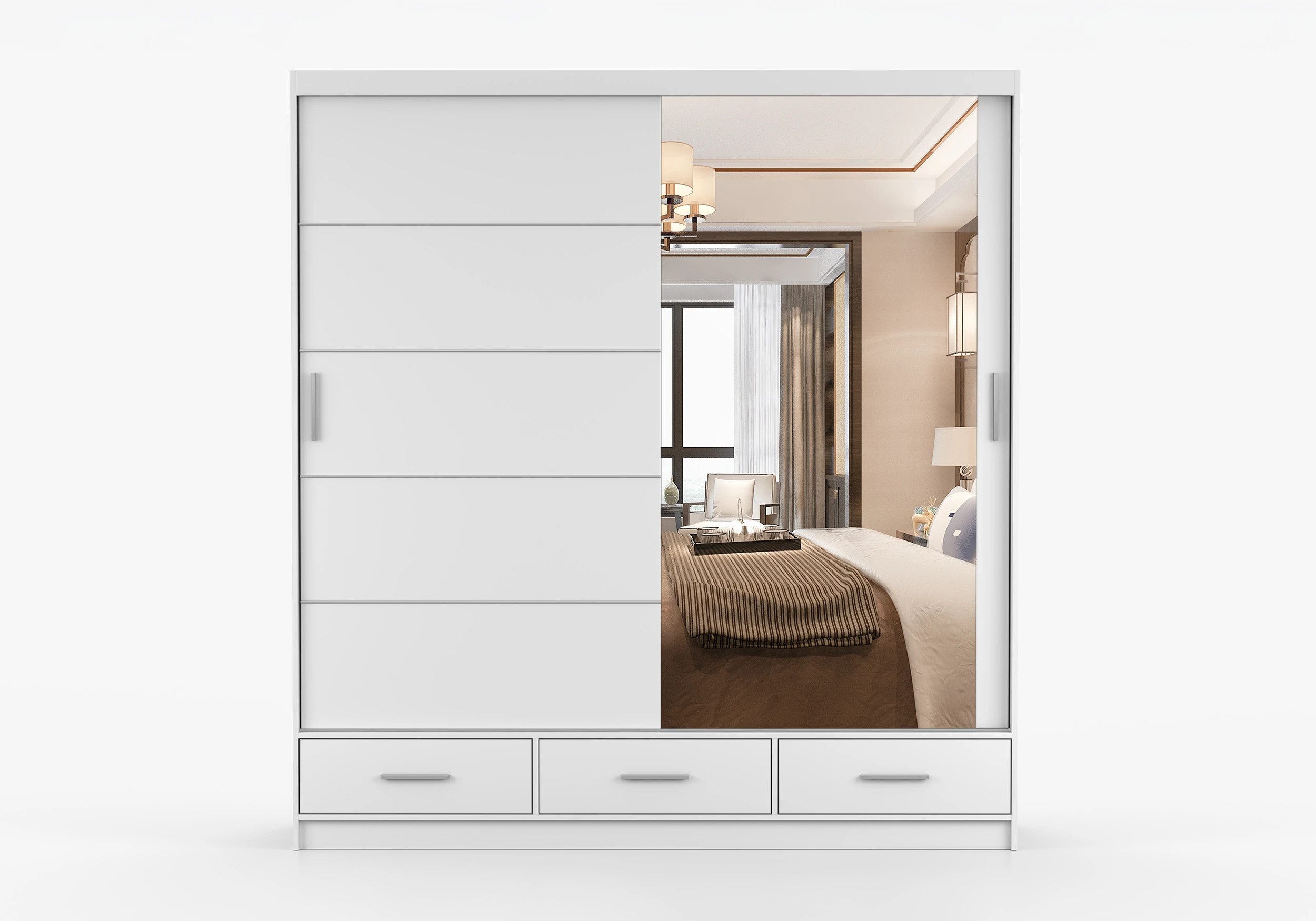 imoebel24 Schwebetürenschrank FLORENCE 203 cm - günstig online kaufen