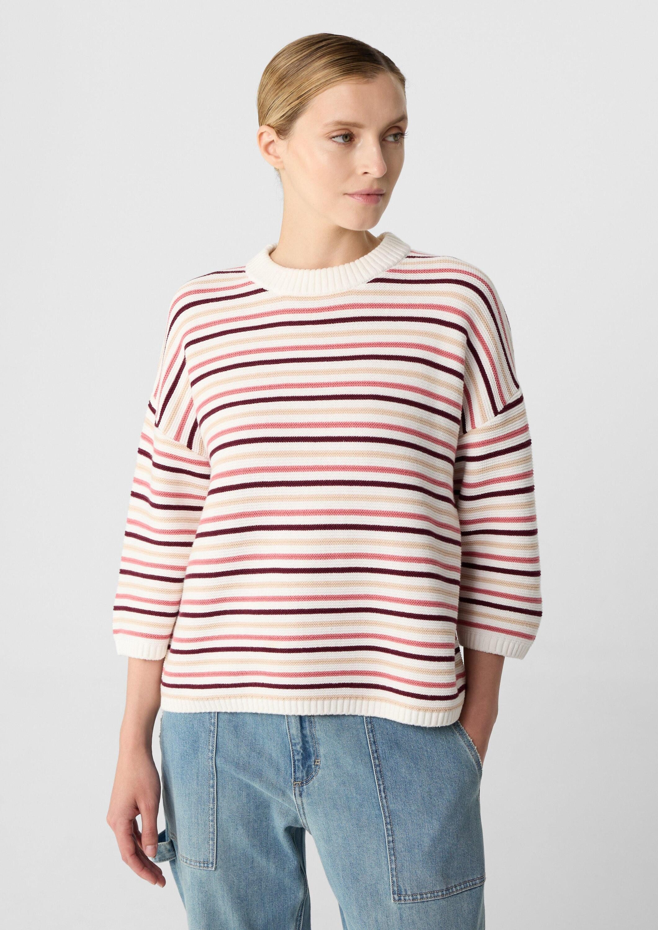 comma 3/4 Arm-Pullover Вязаные свитера (1-tlg)