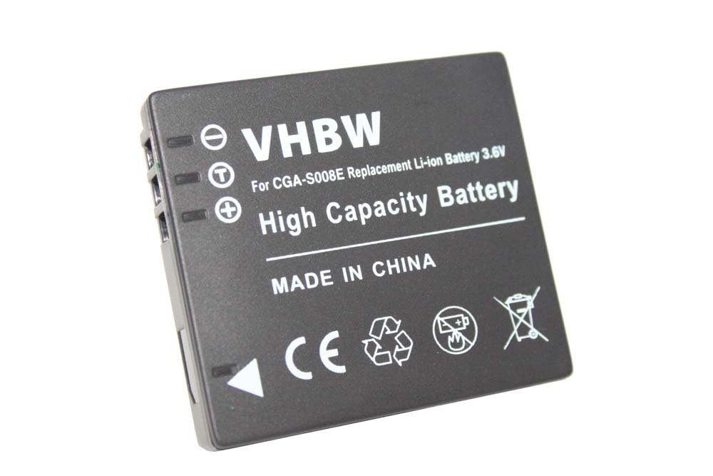 vhbw passend für mAh 600 HM-TA1, Panasonic SDR-S10EG-S, SDR-S10E, SDR-S10EG-K, Kamera-Akku